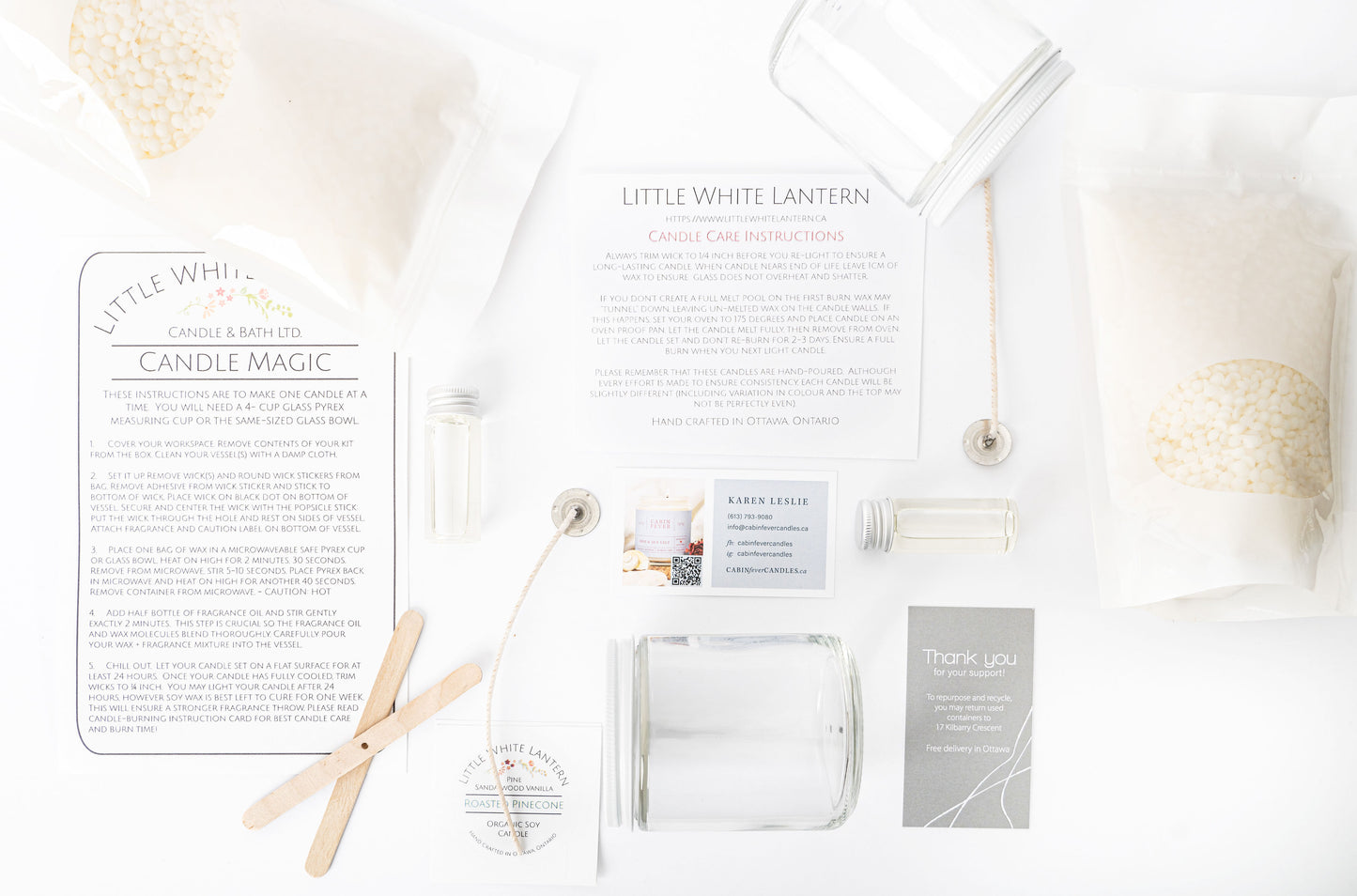 Soy Wax Candle-Making Kits—Two Candles