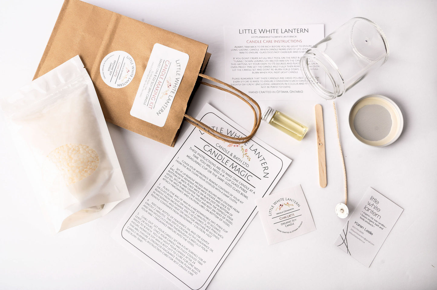 Soy Wax Candle-Making Kits—Single Candle