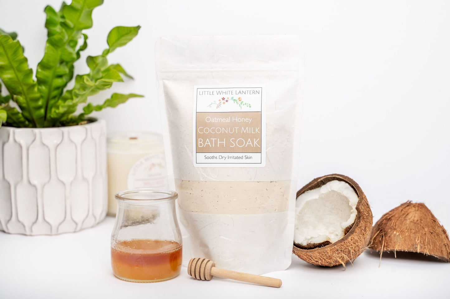 Coconut Milk—Oatmeal Honey—Bath Soak